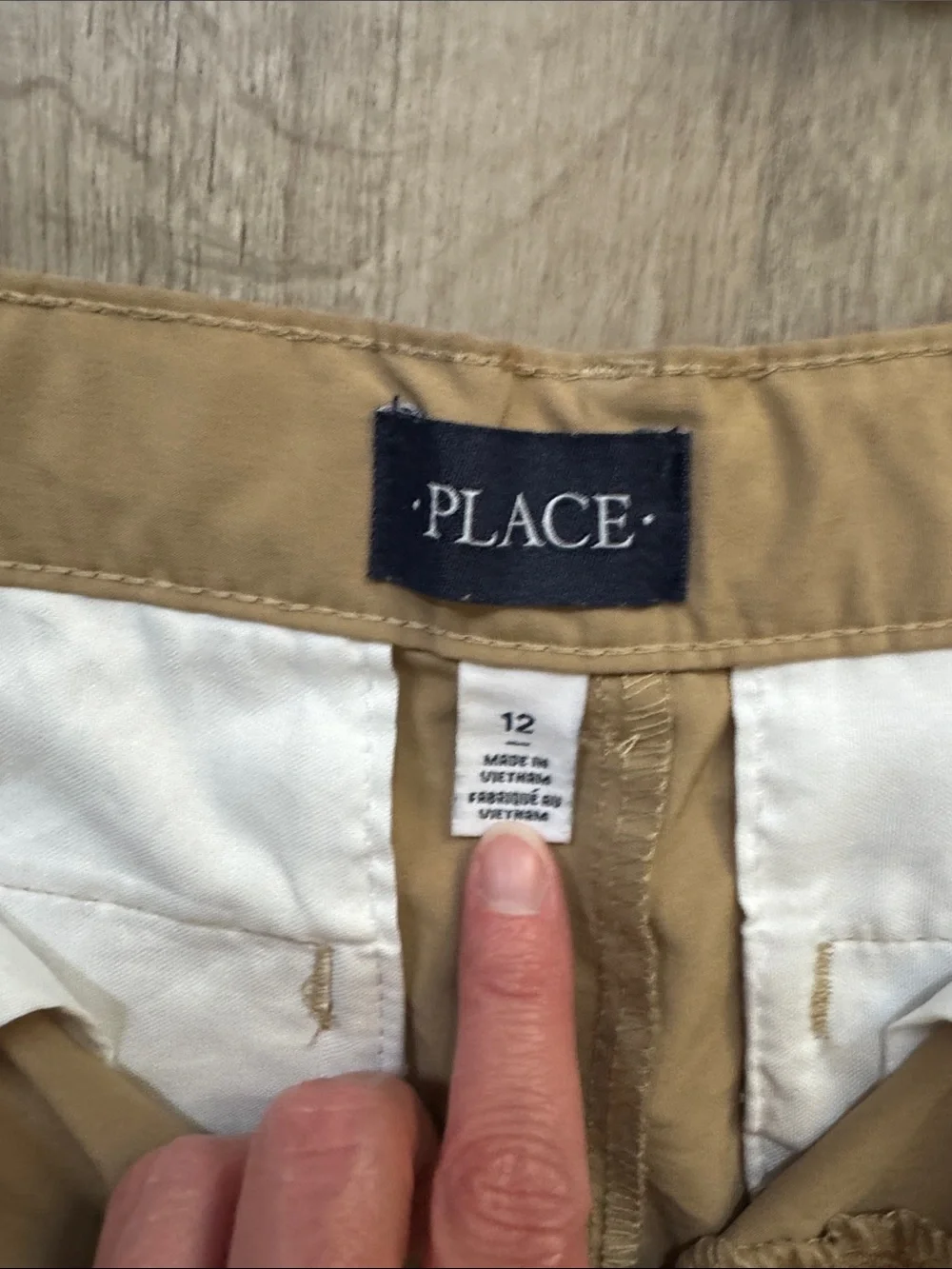 Kid’s Short Bundle - Navy and Khaki. Size 12 - Picture 2 of 4